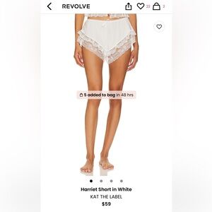 Harriet Short in White